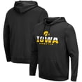 thumbnail image 1 of Men's Colosseum Black Iowa Hawkeyes Lantern Pullover Hoodie, 1 of 3