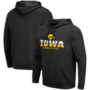 COLOSSEUM ATHLETICS Men's Colosseum Black Iowa Hawkeyes Lantern Pullover Hoodie