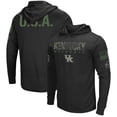 thumbnail image 1 of Men's Colosseum Black Kentucky Wildcats OHT Military Appreciation Hoodie Long Sleeve T-Shirt, 1 of 4