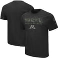 thumbnail image 1 of Men's Colosseum Black Minnesota Golden Gophers Big & Tall OHT Military Appreciation Informer T-Shirt, 1 of 4