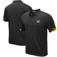 thumbnail image 1 of Men's Colosseum Black Missouri Tigers Santry Lightweight Polo, 1 of 3