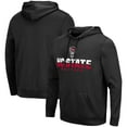 thumbnail image 1 of Men's Colosseum Black NC State Wolfpack Lantern Pullover Hoodie, 1 of 3