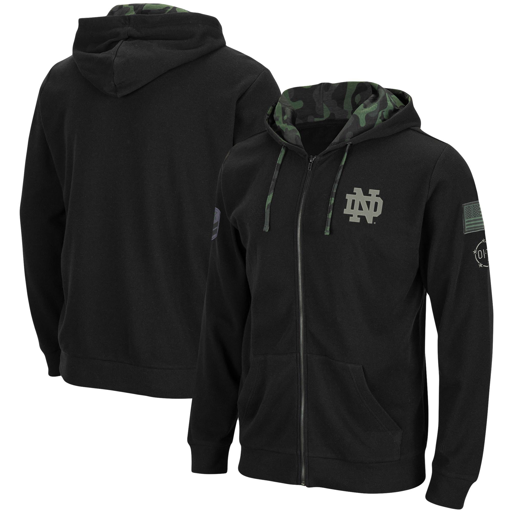 Notre dame full zip hoodie sale