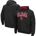thumbnail image 1 of Men's Colosseum  Black Oklahoma Sooners Arch & Logo Hoodie, 1 of 3