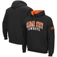 thumbnail image 1 of Men's Colosseum Black Oklahoma State Cowboys Double Arch Pullover Hoodie, 1 of 3