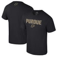 thumbnail image 1 of Men's Colosseum Black Purdue Boilermakers Color Pop Active Blend T-Shirt, 1 of 3