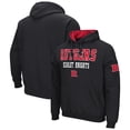 thumbnail image 1 of Men's Colosseum Black Rutgers Scarlet Knights Sunrise Pullover Hoodie, 1 of 3