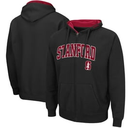 Men s Colosseum Black Stanford Cardinal Arch Logo 3.0 Pullover Hoodie Walmart