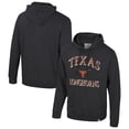 thumbnail image 1 of Men's Colosseum Black Texas Longhorns Big & Tall Cap E-Tan Pullover Hoodie, 1 of 3