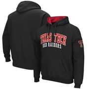 COLOSSEUM ATHLETICS Men's Colosseum Black Texas Tech Red Raiders Double Arch Pullover Hoodie