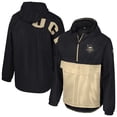 thumbnail image 1 of Men's Colosseum  Black UCF Knights Reloaded Anorak Half-Zip Jacket, 1 of 3