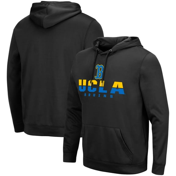 Men's Colosseum Black UCLA Bruins Lantern Pullover Hoodie