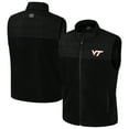 thumbnail image 1 of Men's Colosseum  Black Virginia Tech Hokies Block The Sun Full-Zip Vest, 1 of 3