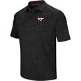 thumbnail image 1 of Men's Colosseum Black Virginia Tech Hokies Down Swing Polo, 1 of 4