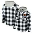 thumbnail image 1 of Men's Colosseum Black/White Oregon State Beavers Buffalo Plaid Full-Zip Jacket, 1 of 3