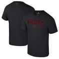 thumbnail image 1 of Men's Colosseum Black Wisconsin Badgers Color Pop Active Blend T-Shirt, 1 of 3