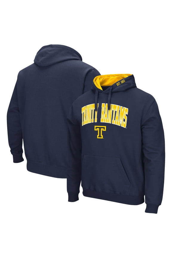 Men's Colosseum  Blue Trinity Bantams Arch & Logo Hoodie