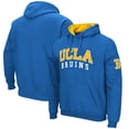 thumbnail image 1 of Men's Colosseum Blue UCLA Bruins Double Arch Pullover Hoodie, 1 of 3