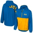 thumbnail image 1 of Men's Colosseum  Blue UCLA Bruins Reloaded Anorak Half-Zip Jacket, 1 of 3