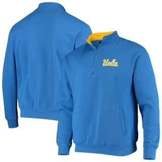 Men's Colosseum Blue UCLA Bruins Arch & Logo Crew Neck Sweatshirt