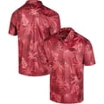 thumbnail image 1 of Men's Colosseum Cardinal Arkansas Razorbacks Big & Tall Palms Polo, 1 of 3