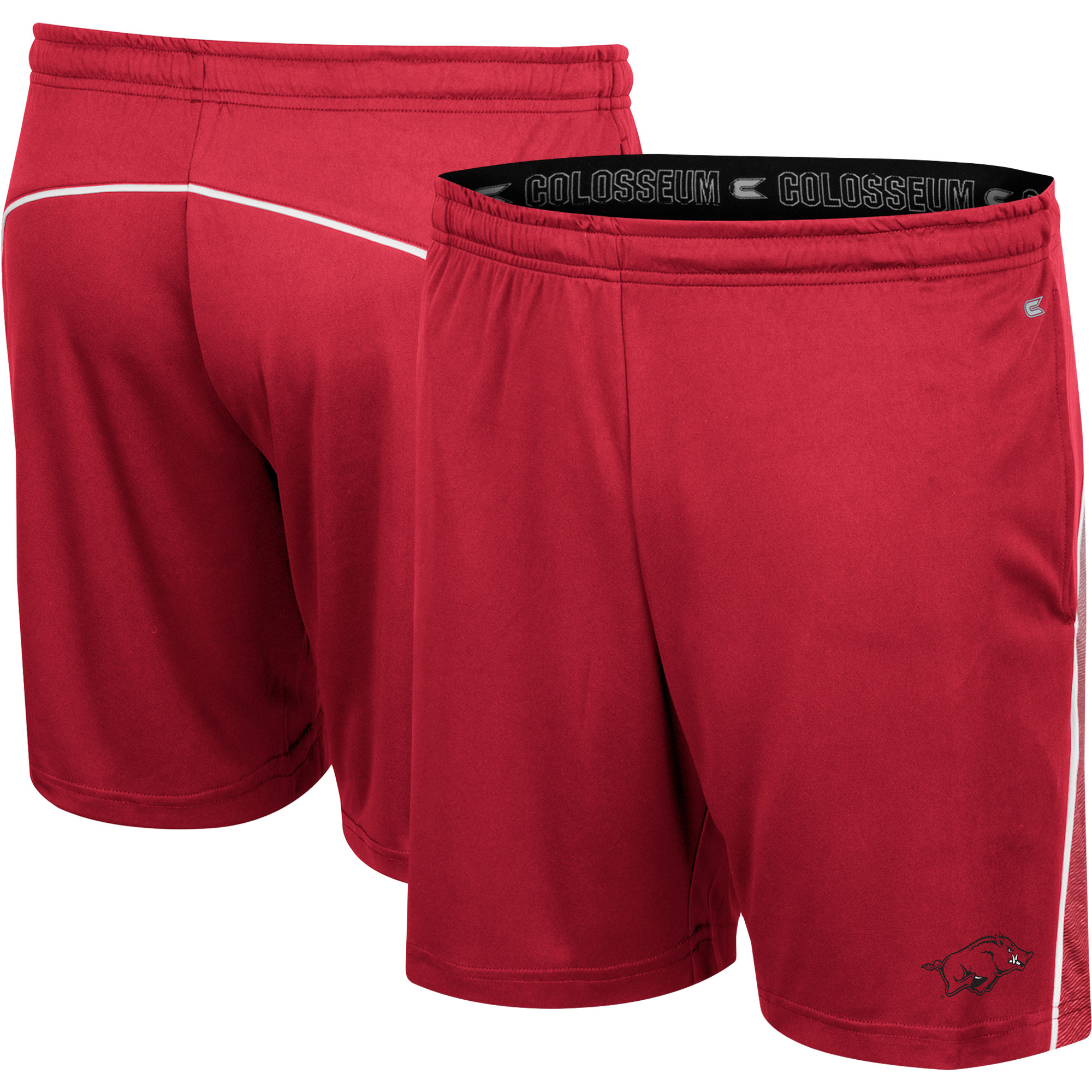 Men's Colosseum Cardinal Arkansas Razorbacks Laws of Physics Shorts ...