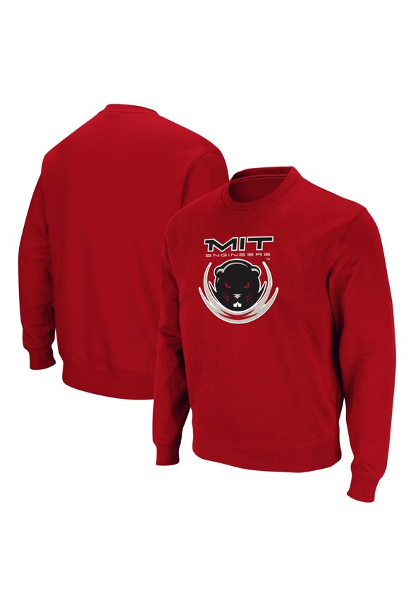 Men's Colosseum Cardinal MIT Engineers Arch & Logo Sweatshirt