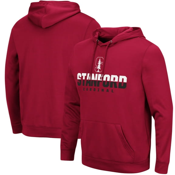 Men's Colosseum Cardinal Stanford Cardinal Lantern Pullover Hoodie