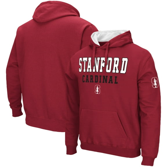 Men's Colosseum Cardinal Stanford Cardinal Sunrise Pullover Hoodie