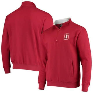 Men's Colosseum Heathered Gray/Red Louisville Cardinals Country Club  Windshirt Quarter-Zip Jacket