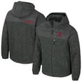 thumbnail image 1 of Men's Colosseum Charcoal Alabama Crimson Tide Nightman Full-Zip Hoodie Puffer Jacket, 1 of 3