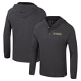 thumbnail image 1 of Men's Colosseum  Charcoal Colorado Buffaloes Dujour Ralgan Long Sleeve Henley Hoodie T-Shirt, 1 of 3