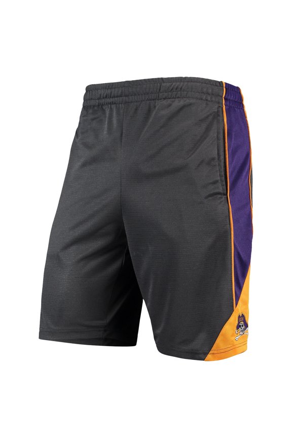 Men's Colosseum Charcoal ECU Pirates Turnover Team Shorts