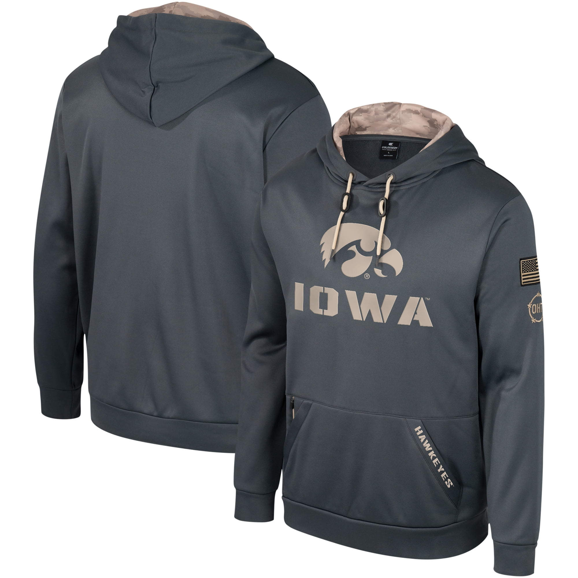 売れ筋商品|||コロシアム パーカー・スウェットシャツ アウター レディース Men's Black Iowa Hawkeyes Lace-Up 4.0 Pullover Hoodie Black Men's Colosseum Black Iowa Hawkeyes Lace-Up 4.0 Pullover