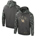 thumbnail image 1 of Men's Colosseum Charcoal Kentucky Wildcats OHT Military Appreciation Camo Raglan Pullover Hoodie, 1 of 3