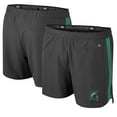 thumbnail image 1 of Men's Colosseum Charcoal Michigan State Spartans Langmore Shorts, 1 of 3