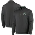 thumbnail image 1 of Men's Colosseum Charcoal Michigan State Spartans Tortugas Logo Quarter-Zip Jacket, 1 of 3
