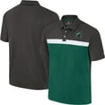 thumbnail image 1 of Men's Colosseum Charcoal Michigan State Spartans Two Yutes Polo, 1 of 3