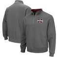 thumbnail image 1 of Men's Colosseum Charcoal Mississippi State Bulldogs Tortugas Logo Quarter-Zip Jacket, 1 of 4