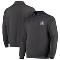 thumbnail image 1 of Men's Colosseum Charcoal Northwestern Wildcats Tortugas Logo Quarter-Zip Jacket, 1 of 3