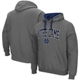 thumbnail image 1 of Men's Colosseum Charcoal Notre Dame Fighting Irish Big & Tall Arch & Logo 2.0 Pullover Hoodie, 1 of 3