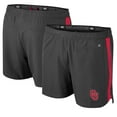 thumbnail image 1 of Men's Colosseum Charcoal Oklahoma Sooners Langmore Shorts, 1 of 3