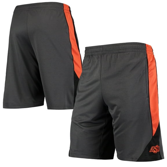 Men's Colosseum Charcoal Oklahoma State Cowboys Turnover Team Shorts