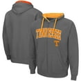 thumbnail image 1 of Men's Colosseum Charcoal Tennessee Volunteers Big & Tall Full-Zip Hoodie, 1 of 3