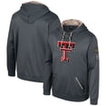 thumbnail image 1 of Men's Colosseum Charcoal Texas Tech Red Raiders OHT Military Appreciation Pullover Hoodie, 1 of 4