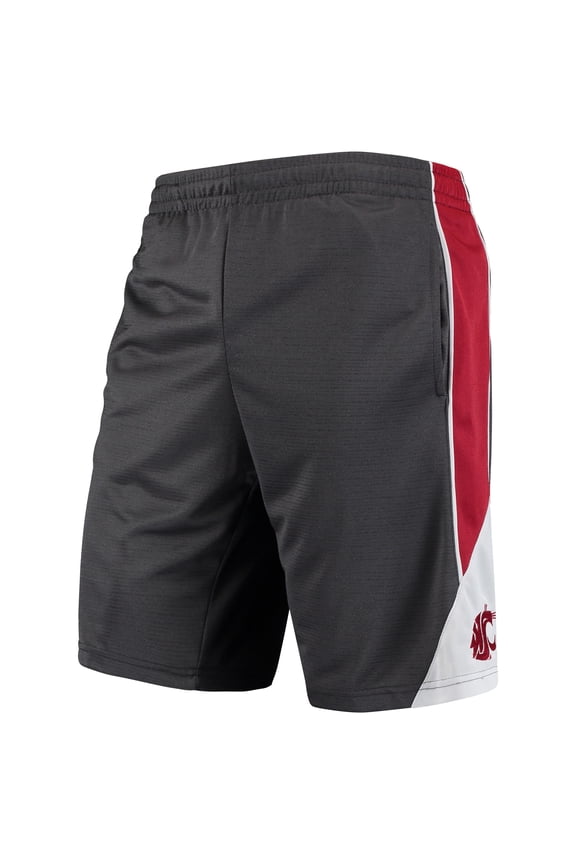 Men's Colosseum Charcoal Washington State Cougars Turnover Team Shorts