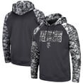 thumbnail image 1 of Men's Colosseum Charcoal Wisconsin Badgers OHT Military Appreciation Digital Camo Pullover Hoodie, 1 of 4