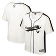 thumbnail image 1 of Men's Colosseum Cream Vanderbilt Commodores Ruth Button-Up Baseball Jersey, 1 of 3