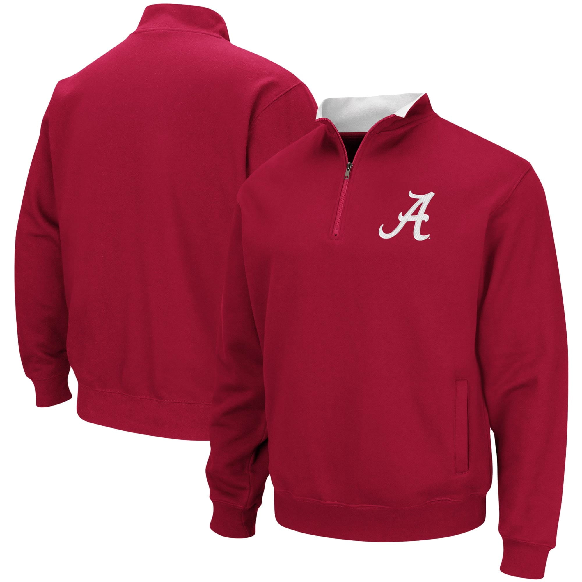 Youth Stadium Athletic Charcoal Alabama Crimson Tide Big Logo Pullover Hoodie