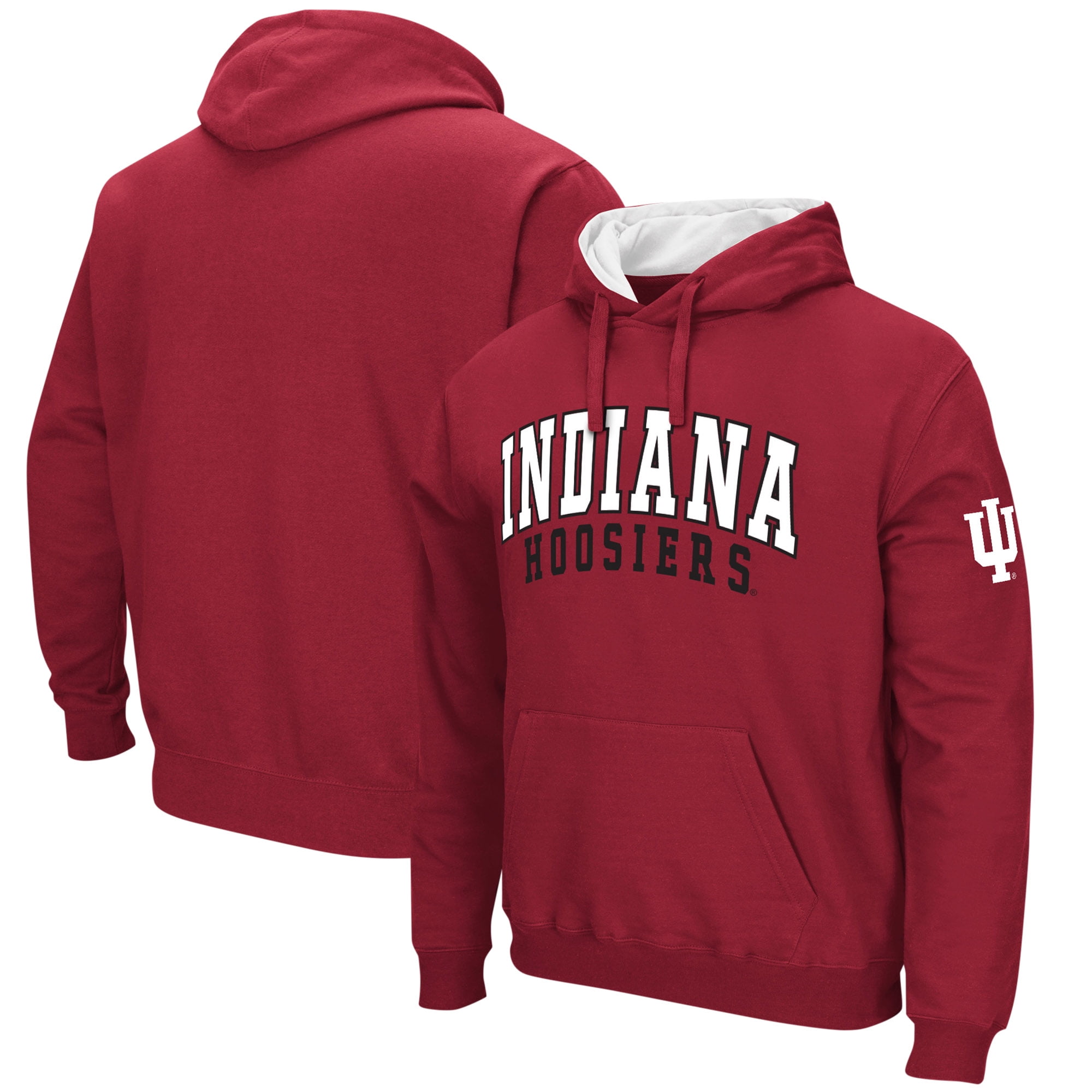 売れ筋商品|||コロシアム パーカー・スウェットシャツ アウター レディース Men's Crimson Indiana Hoosiers Double Arch Pullover Hoodie Crimson Men's Colosseum Crimson Indiana Hoosiers Double Arch